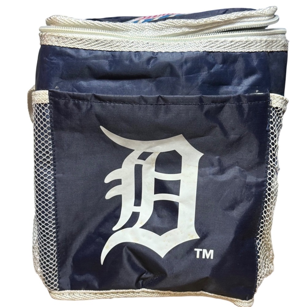 Miller Lite Detroit Tigers Insulated Cooler Bag MLB Baseball Blue Carry Tote
